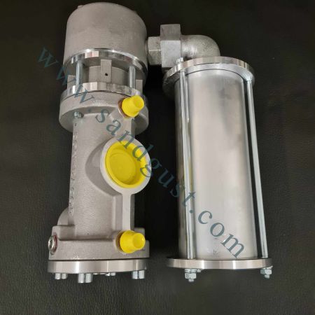  Tvvezrl szemcseszr RCV 1 1/4" (CONTRACOR) hangtomptval szerelt